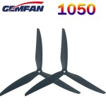 2pairs(2cw+2ccw) Gemfan 1050 10x5x3 3-blade Glass Nylon Fiber Propeller for Multirotor 10" Cinelifter Marcoquad